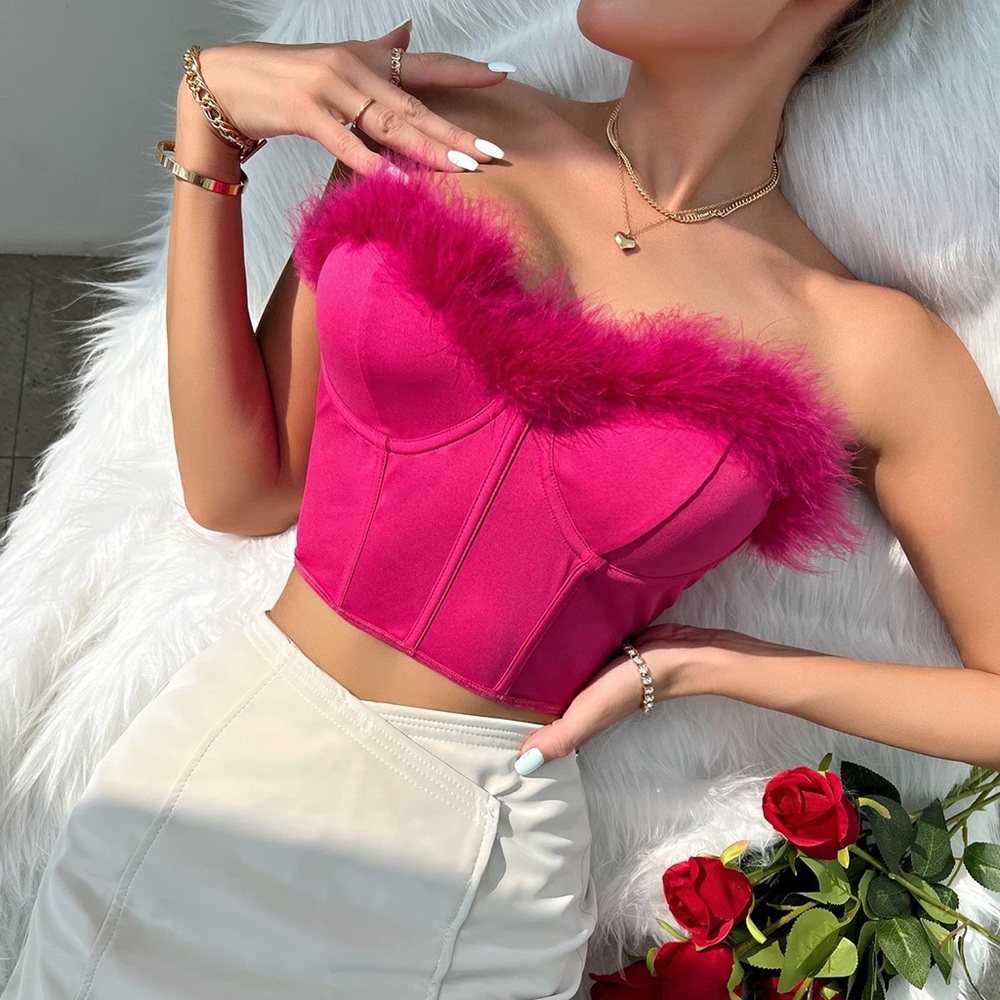 Pink corset
